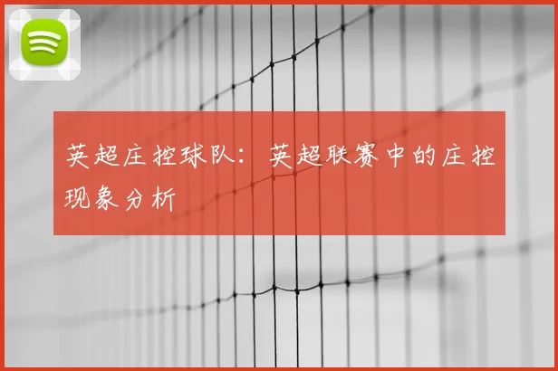 英超庄控球队：英超联赛中的庄控现象分析